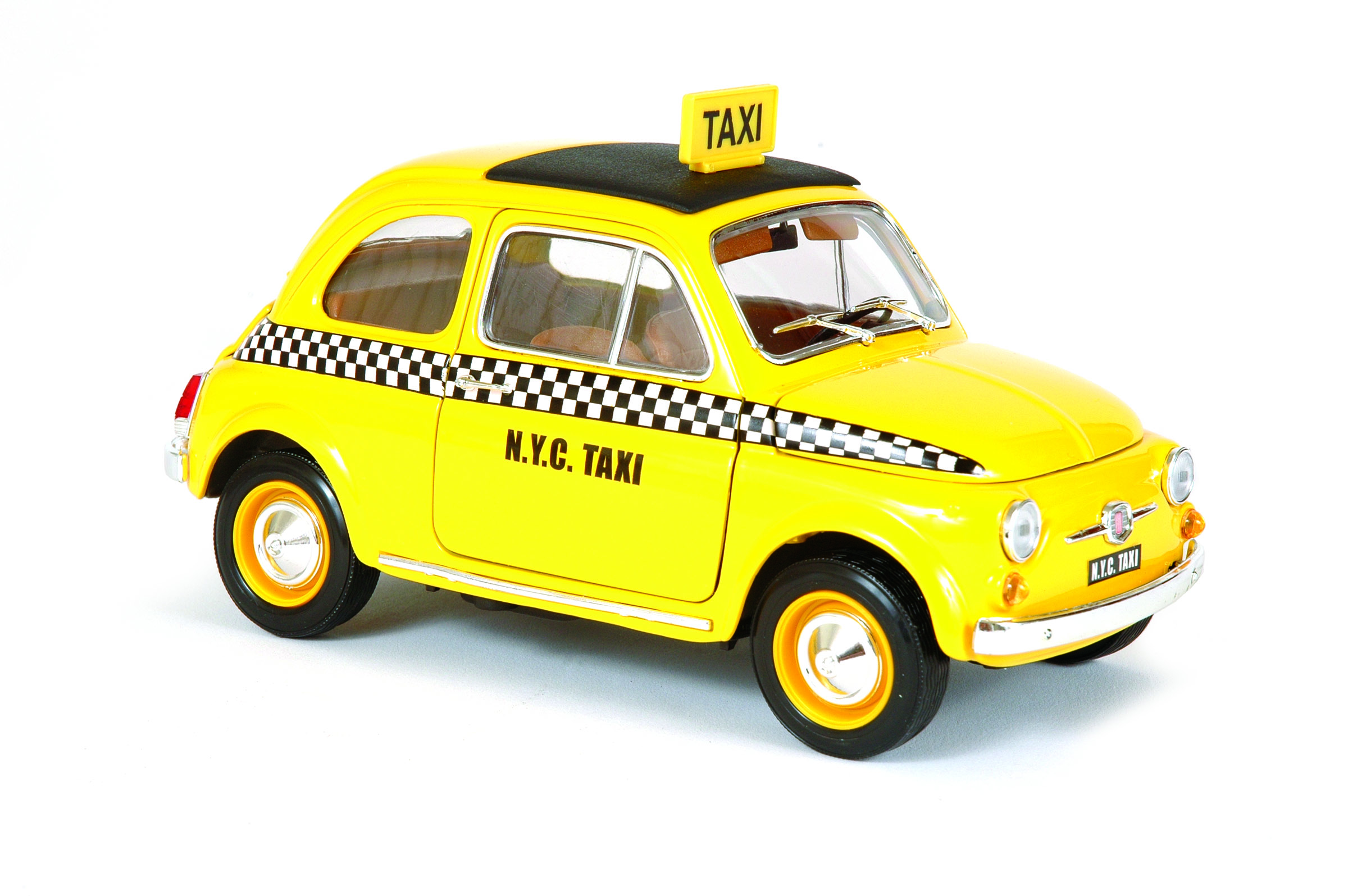 Wiskundig Echt Verwant BBURAGO Fiat 500 Taxi - Die Cast X
