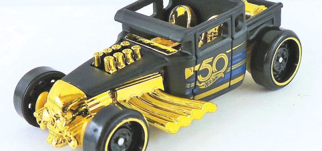 50th anniversary hot wheels black and gold